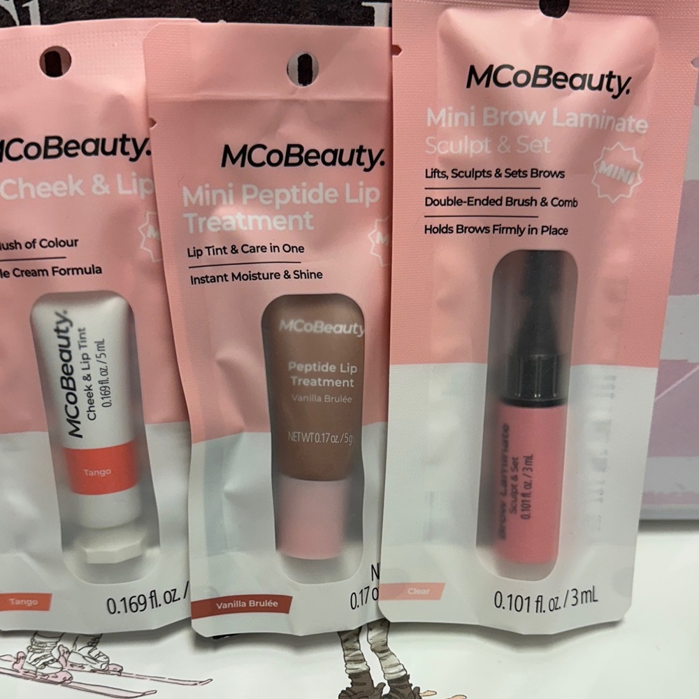 3 piece set MCoBeauty Cheek & Lip bundle. 🆕